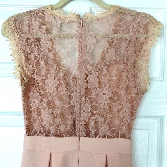 BCBGeneration Blush Pink Lace Dress Size 0 - Picture 4 of 7